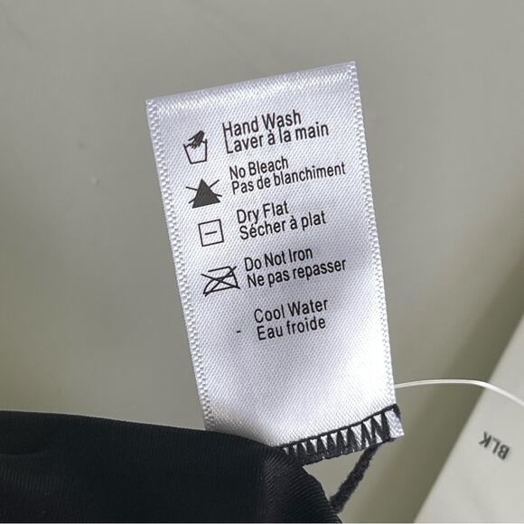 L*Space Jackie High Waist Bikini Bottom Swim Black - Picture 6 of 13